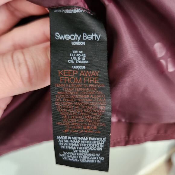 Sweaty Betty Utility Water Resistant Puffer Down Winter Coat / Jacket, M - Picture 14 of 15